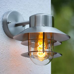 Chrom Außenleuchte Modern, Zico, IP44