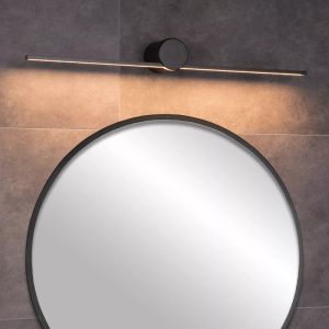 Schwarze Wandleuchte Modern, Mizar, 6W, 2700K LED, IP44