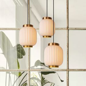Keramik Pendelleuchte Gold, Gosse