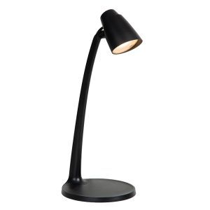 Schwarze Schreibtischlampe Antik, Ludo, 4,5W, 3000K LED, mit Schalter