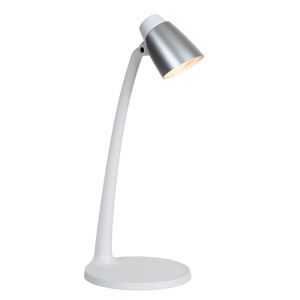 Weiße Schreibtischlampe Antik, Ludo, 4,5W, 3000K LED, mit Schalter