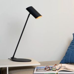 Anthrazit Schreibtischlampe Modern, Hester, mit Schalter