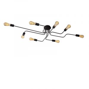 Schwarze Deckenlampe Antik, Lester