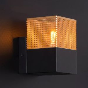 Goldene Wandleuchte Modern, Renate