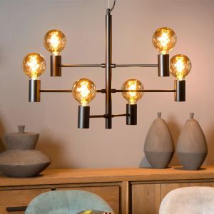 Schwarze Pendelleuchte Modern, Leanne