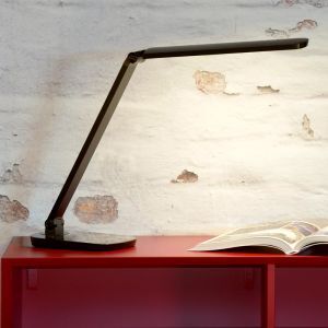 Schwarze Schreibtischlampe Modern, Vario, 8W, 2700K LED