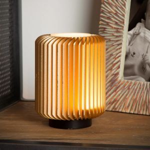 Goldene Tischleuchte Modern, Turbin, 5W, 3000K LED, mit Schalter