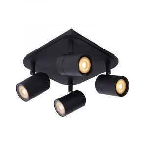 Schwarze Deckenstrahler Badezimmer Modern, Lennert, IP44