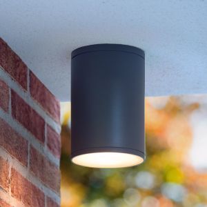 Anthrazit Außenleuchte Modern, Tubix, IP54