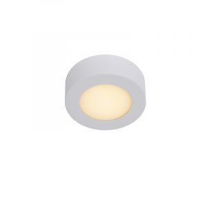 Weiße Deckenlampe Modern, Brice, 8W, 3000K LED, IP44