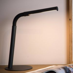 Schwarze Schreibtischlampe Modern, Gilly, 3W, 2700K LED, mit Schalter