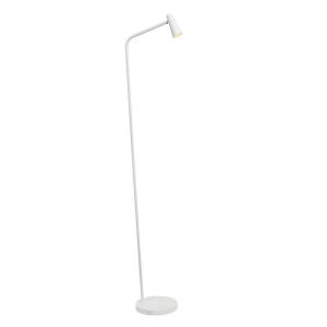 Weiße aufladbare Stehlampe Modern, Stirling, 3W, 2700K LED, mit Touch-Dimmer