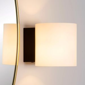 Weiße Wandleuchte Modern, Jelte, IP44