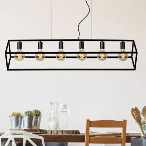 Schwarze Pendelleuchte Modern, Fabian