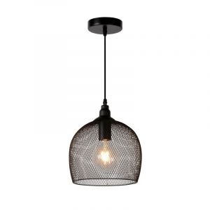 Schwarze Pendelleuchte Retro, Mesh