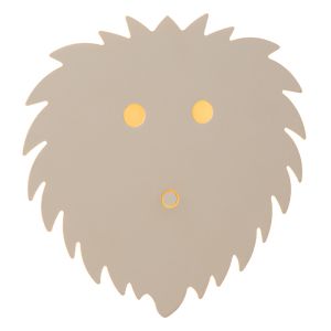 Beige Kinderzimmer Wandleuchte Modern, Charlie, 5W, dim to warm LED, mit Touch-Dimmer