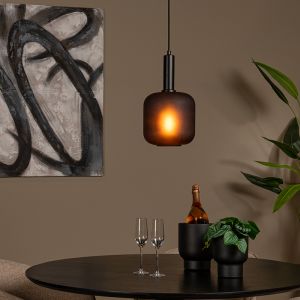 Schwarze Pendelleuchte Modern, Eloise