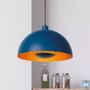 Blaue Pendelleuchte Modern, Siemon
