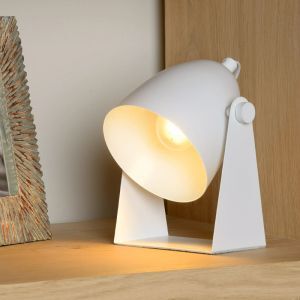 Weiße Tischleuchte Modern, Chago, mit Schalter