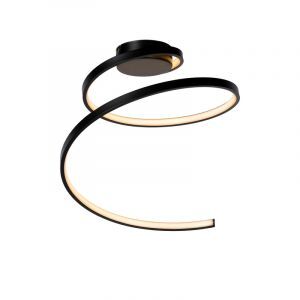 Schwarze Deckenlampe Modern, Maxence, 24W, 3000K LED