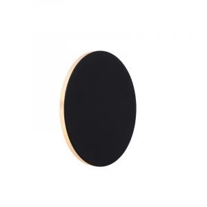 Schwarze Wandleuchte Modern, Eklyps led, 6W, 3000K LED
