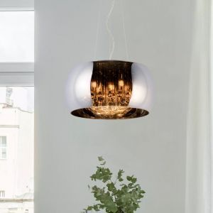 Chrom Pendelleuchte Modern, Pearl