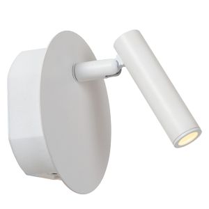 Weiße Bettlampe Modern, Jolijn, 2W, 3000K LED, mit Schalter