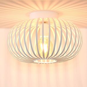 Weiße Deckenlampe Retro, Manuela