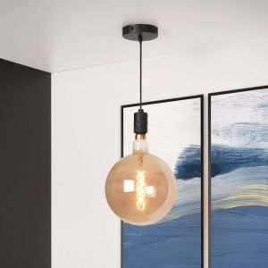 Schwarze Pendelleuchte Esszimmer Antik, Jova