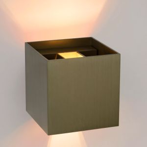 Braune Wandleuchte Modern, Xio