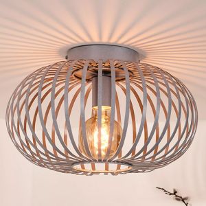 Graue Deckenlampe Retro, Manuela