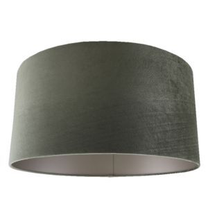 50 cm Samt Lampenschirm Grün, Rody