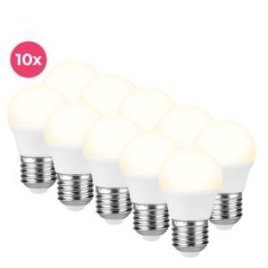 10er Pack Horan E27 LED-Kugellampe warmweiß, 4W