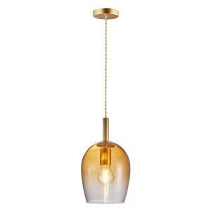 Bernstein Pendelleuchte Design, Uma