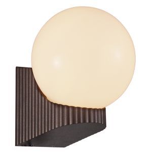 Braune Außenleuchte Retro, Hayley, IP44