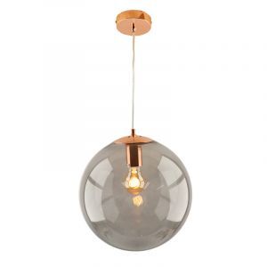 Design Pendelleuchte Esszimmer Kupfer, Dolf