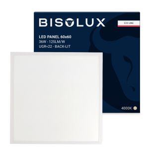 LED Panel 60x60 - 125 lm/W - UGR<22 - 4000K - Back-lit