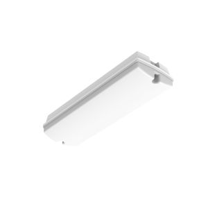 Weiße Galerie Beleuchtung Kunststoff, Pedram, 3,3W, warm- bis kaltweiß einstellbare LED, IP66