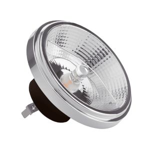 Dimmbare Bisolux G53 (AR111) LED-Lampe Cuma, Schwarz, 12W, dim to warm