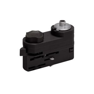 Pendeladapter für 3-Phasen-Schienenbeleuchtung, schwarz, Pro