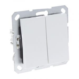 Q-Link S-Line Schalter Eingebauter Schalter / Schalter, Polarweiß