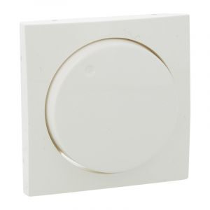 Q-Link S-Line Zentralplatte mit Knopfdimmer, Polarweiß