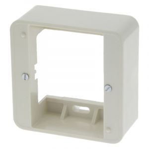 Peha Standard Aufputzrahmen, 1-fach creme