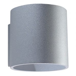 Aluminium Up down Wandleuchte Grau, Amely