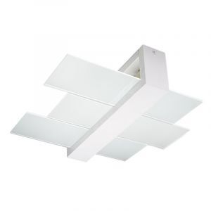 Glas Deckenleuchte Weiß, Fouzia