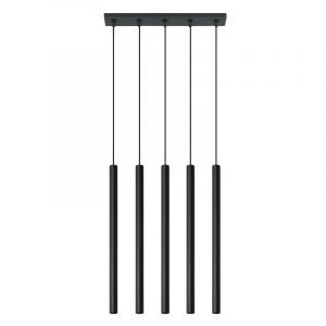 Aluminium Pendelleuchte Schwarz, Hillary