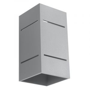 Aluminium Up down Wandleuchte Grau, Janien