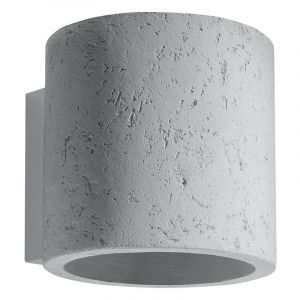 Beton Up down Wandleuchte Grau, Amely