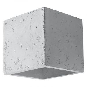 Beton Up down Wandleuchte Grau, Andro