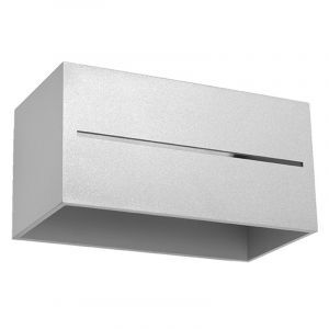Aluminium Up down Wandleuchte Grau, Jacky